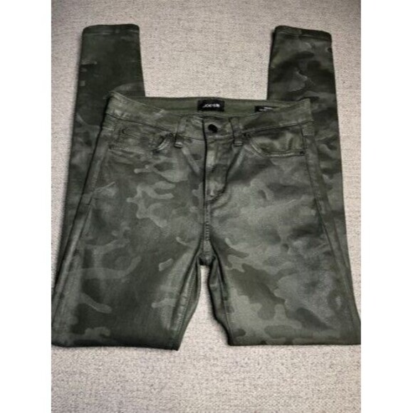 Joe’s Jeans Coated Camo The Icon Mid-Rise Skinny Ankle Jeans Women Size 25 - Picture 6 of 16